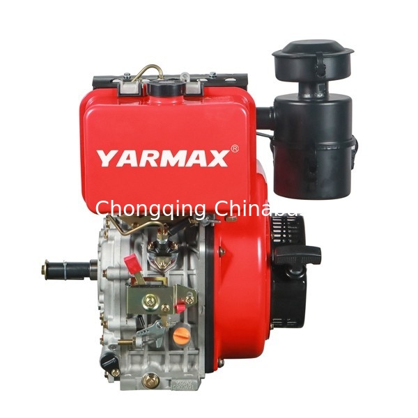 Động cơ Diesel làm mát bằng không khí 11,8HP 8,1kW Động cơ Diesel YARMAX xi lanh đơn 4 thì 195F