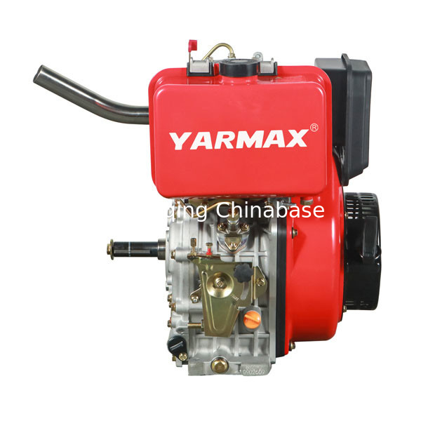Động cơ Diesel làm mát bằng không khí 11,8HP 8,1kW Động cơ Diesel YARMAX xi lanh đơn 4 thì 195F