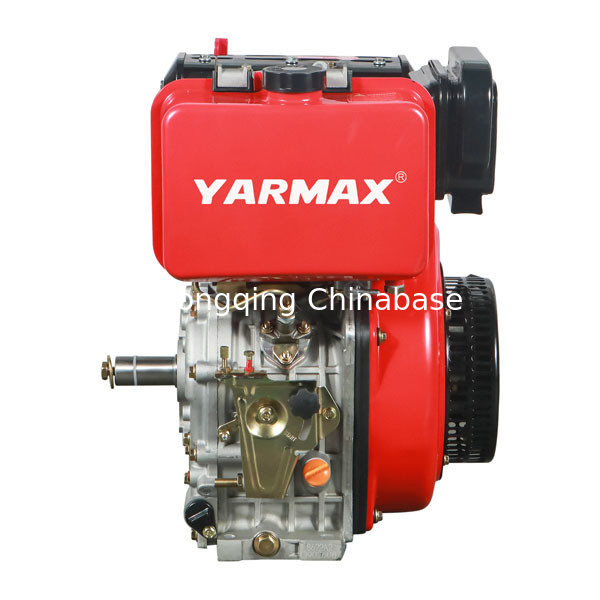Động cơ Diesel làm mát bằng không khí 11,8HP 8,1kW Động cơ Diesel YARMAX xi lanh đơn 4 thì 195F