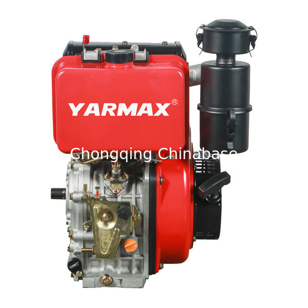 Động cơ Diesel làm mát bằng không khí 11,8HP 8,1kW Động cơ Diesel YARMAX xi lanh đơn 4 thì 195F