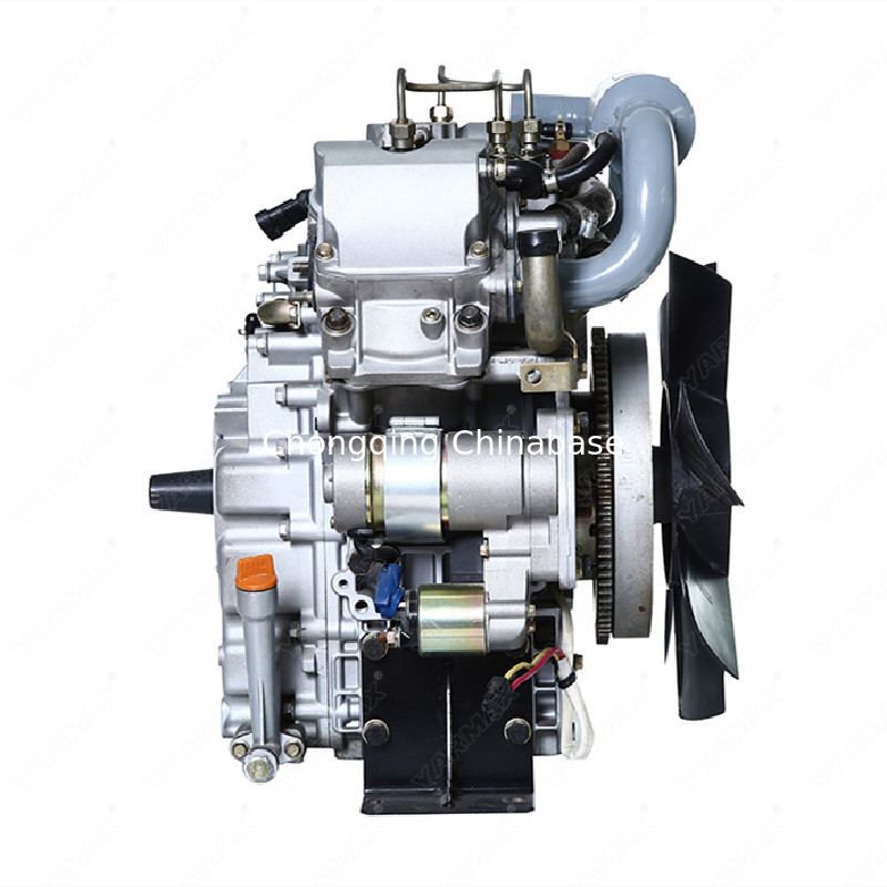 Động cơ Diesel làm mát bằng nước Tiếng ồn thấp 2V80 17.6HP 13.0kW V Twin 4 Stroke