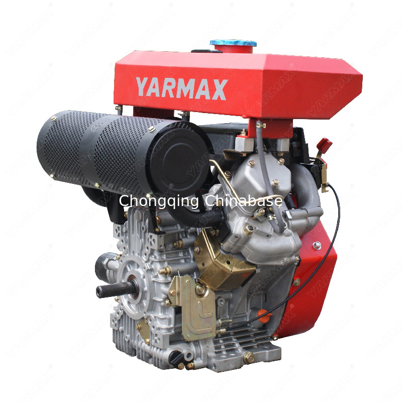 2V88 19HP Động cơ Diesel KAMA làm mát bằng không khí 14kW Hai xi lanh V Twin 4 Stroke Tiếng ồn thấp