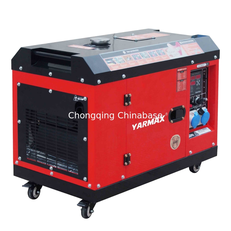 Máy phát điện Diesel di động Terminal 220V 22.7A 5.0KW 5.5KW Máy phát điện im lặng YM7700T