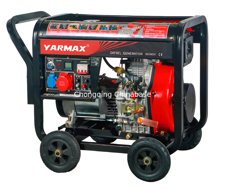 YM11000E 36.4A 8.0KW 8.8KW Mở Máy phát điện Diesel YM1100FE Xi lanh đơn