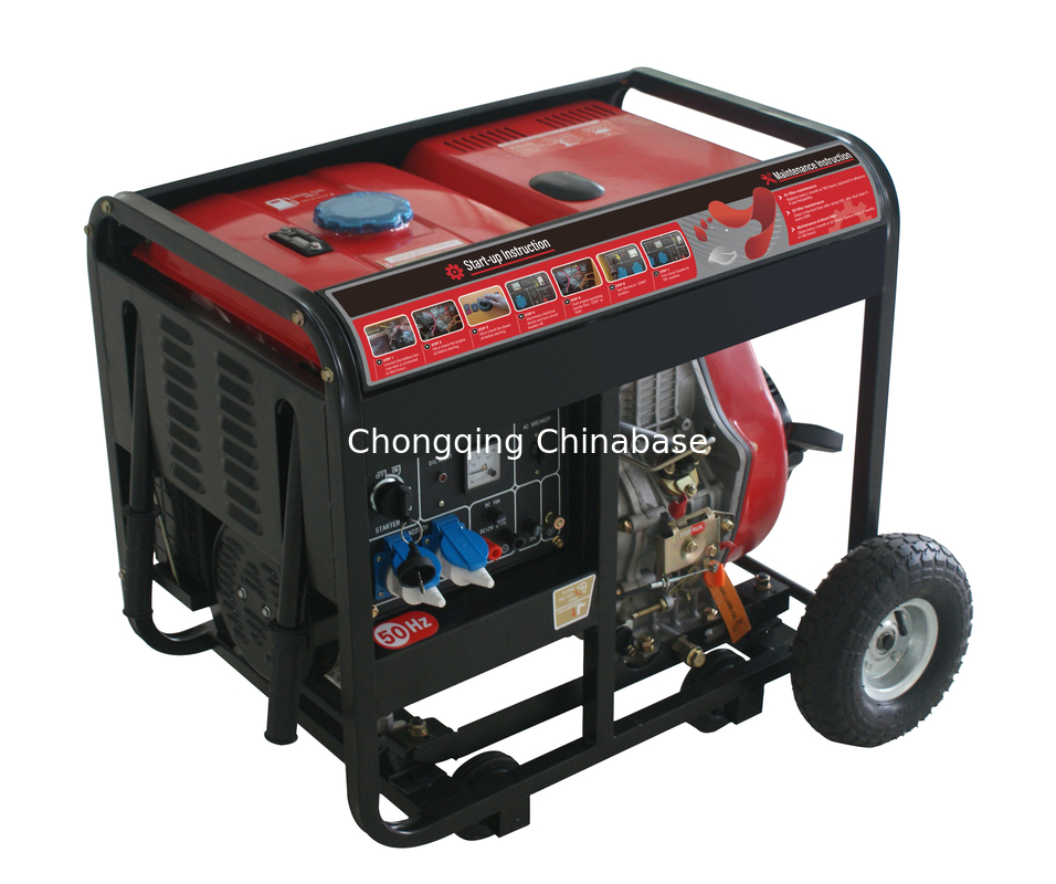 YM11000E 36.4A 8.0KW 8.8KW Mở Máy phát điện Diesel YM1100FE Xi lanh đơn