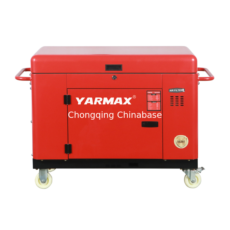 Máy phát điện Diesel im lặng di động YM13800T 9.6KW 10.4KW 1105FE xi lanh đơn