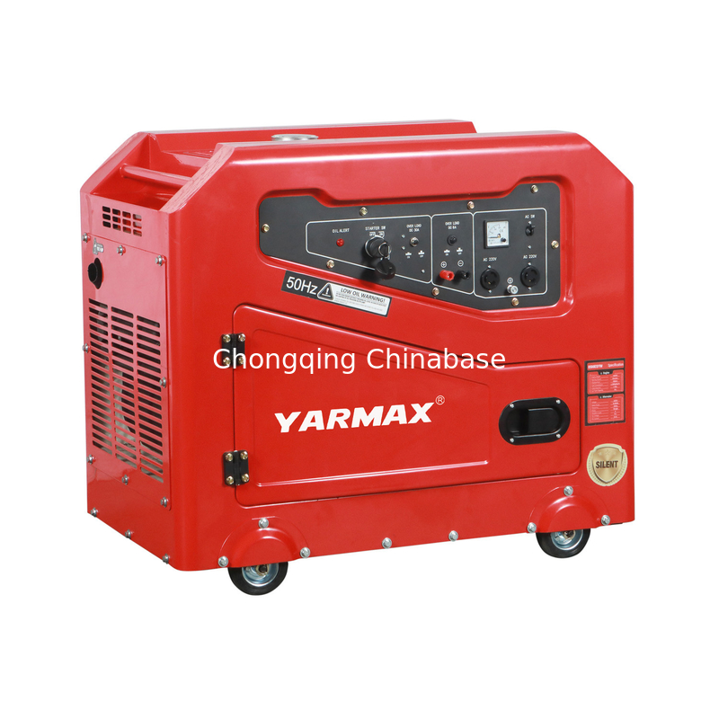 Máy phát điện Diesel im lặng di động YM13800T 9.6KW 10.4KW 1105FE xi lanh đơn
