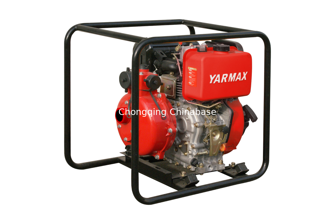 Máy bơm nước động cơ Diesel xi lanh đơn YMDP30H áp suất cao với 4 thì 40m³/H