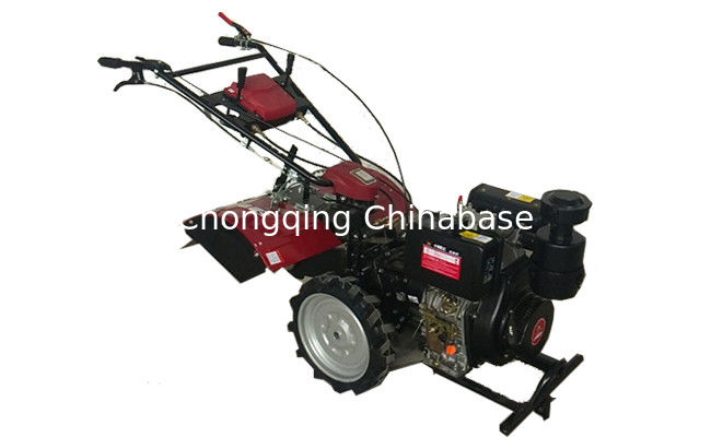 Tấm ma sát 270mm Máy xới đất mini 186F Diesel 6.3KW Máy xới cỏ mini